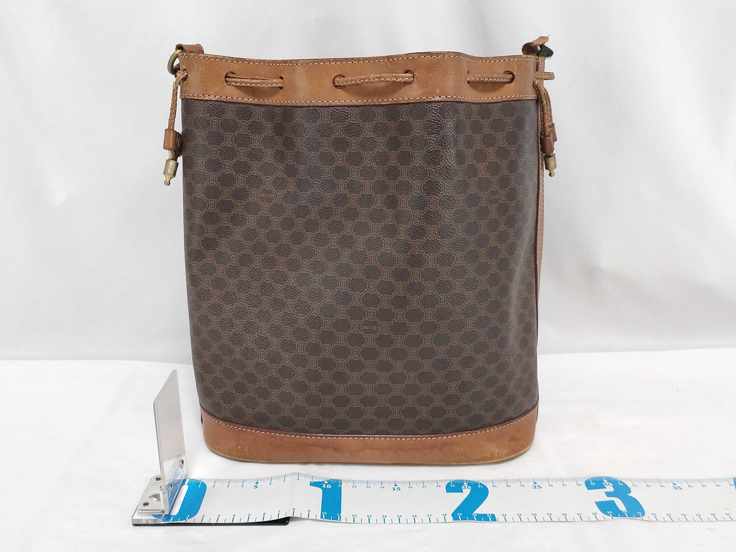 CELINE Macadam Shoulder Bag