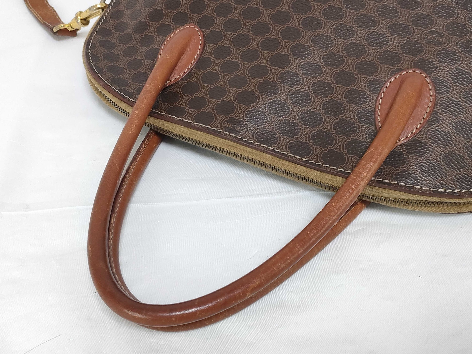 CELINE Macadam 2-Way Shoulder Bag