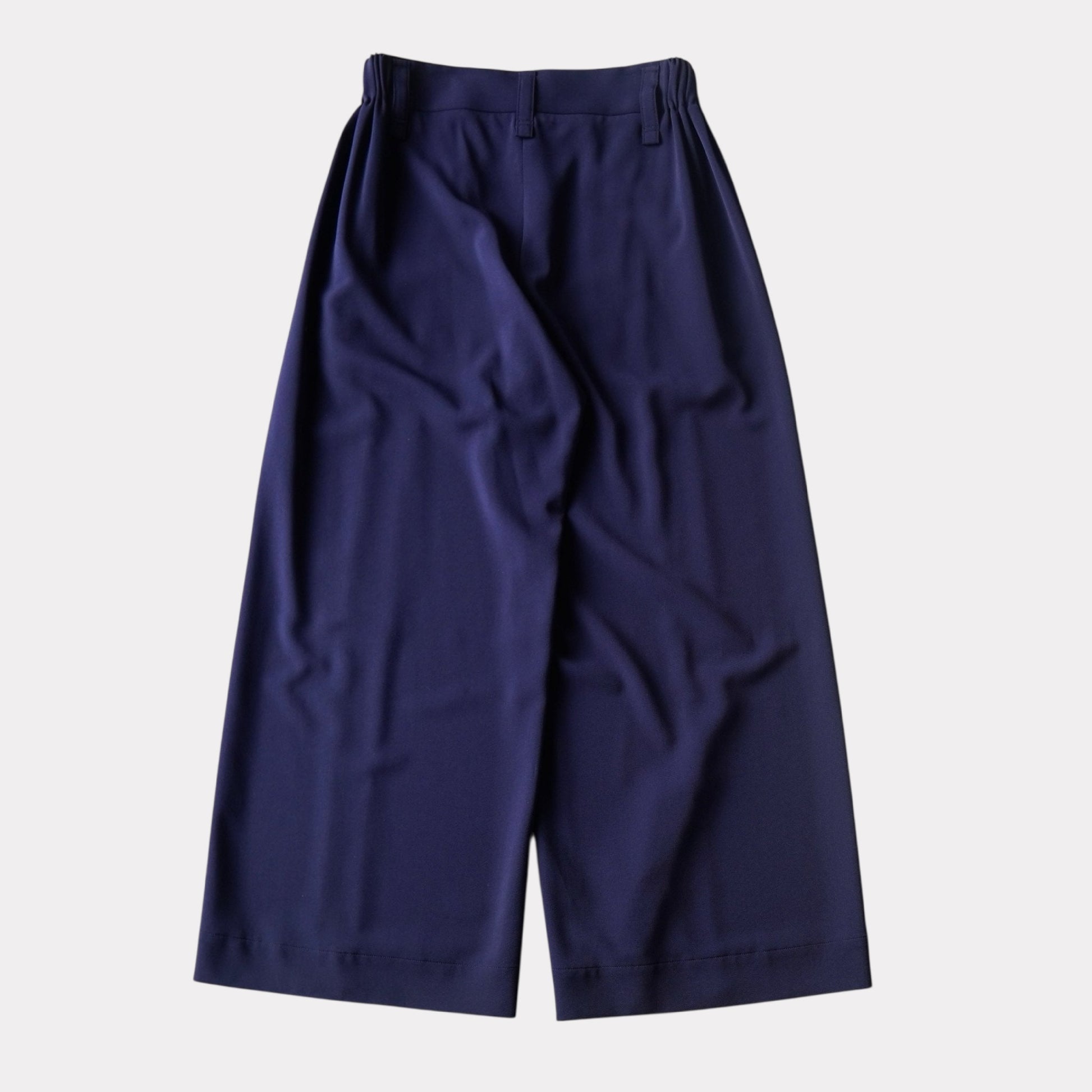 ISSEY MIYAKE ISSEY MIYAKE Wide Slacks, Navy, Women's, Size 2