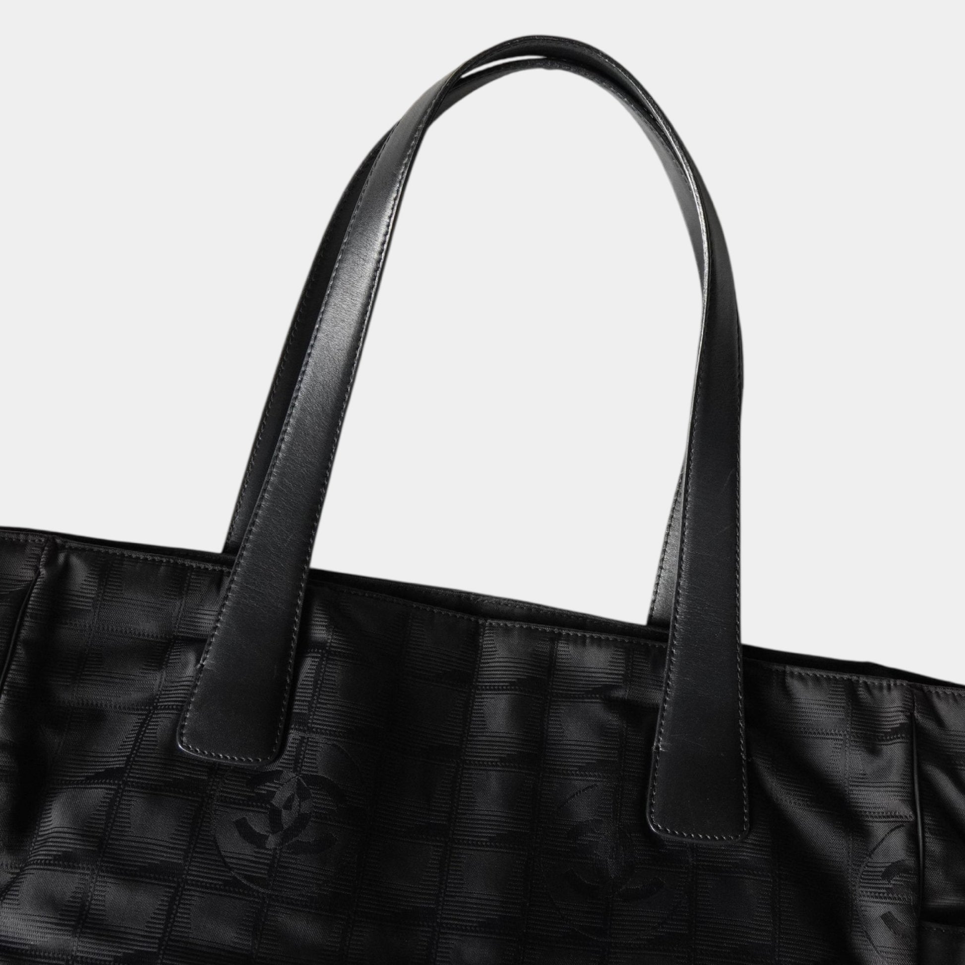 CHANEL New Travel Line GM Black 7-digit No. 6 Tote Bag