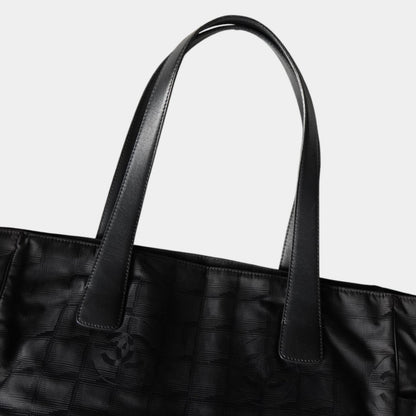 CHANEL New Travel Line GM Black 7-digit No. 6 Tote Bag