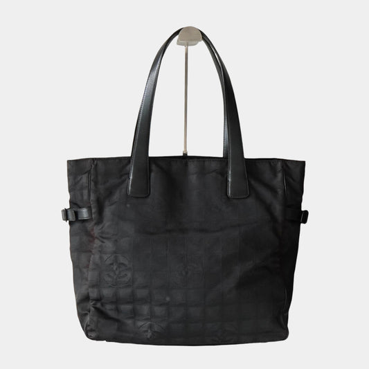 CHANEL New Travel Line GM Black 7-digit No. 6 Tote Bag