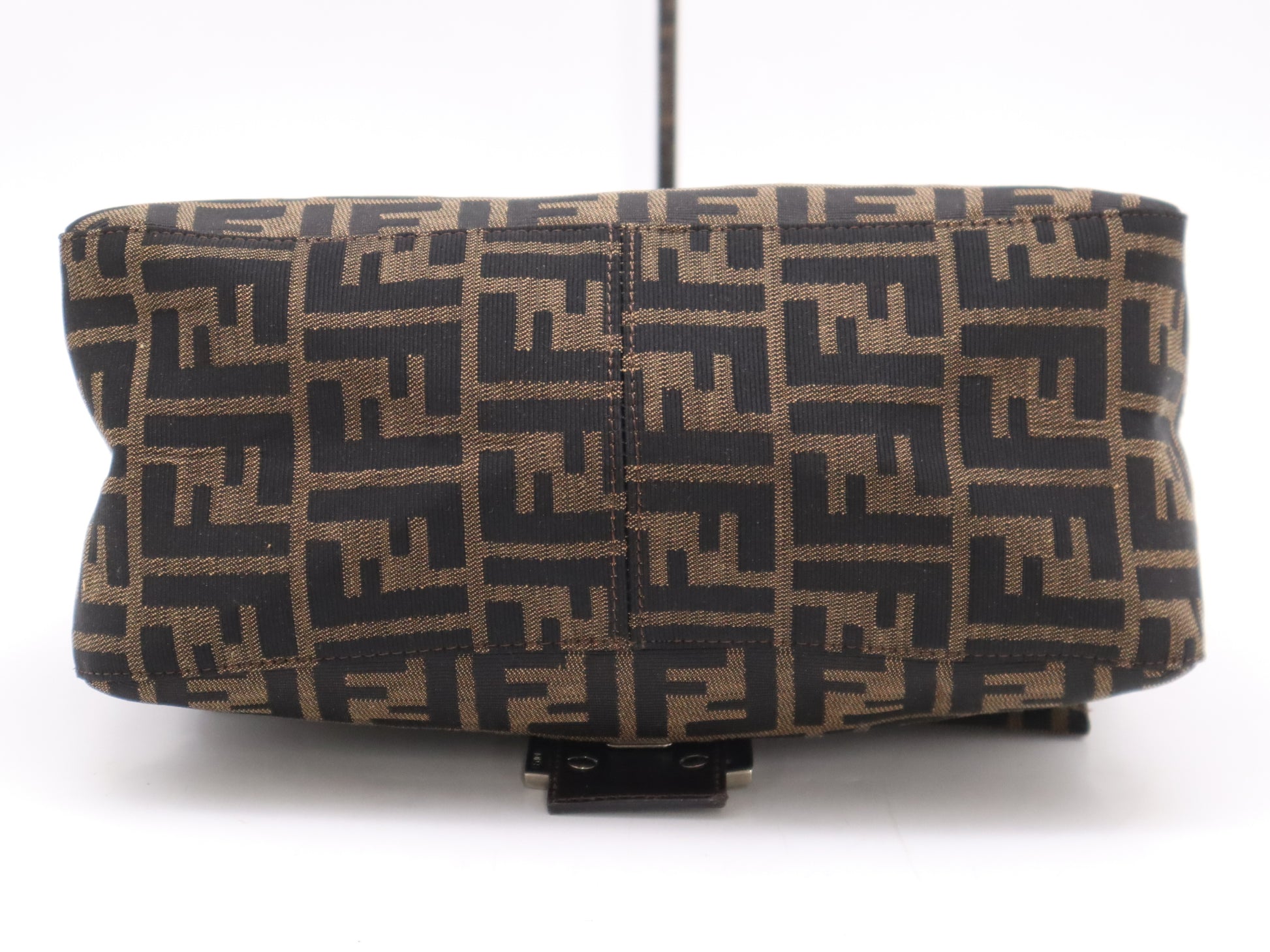 FENDI Zucca Mamma Bucket One-Shoulder Brown/Black Shoulder Bag