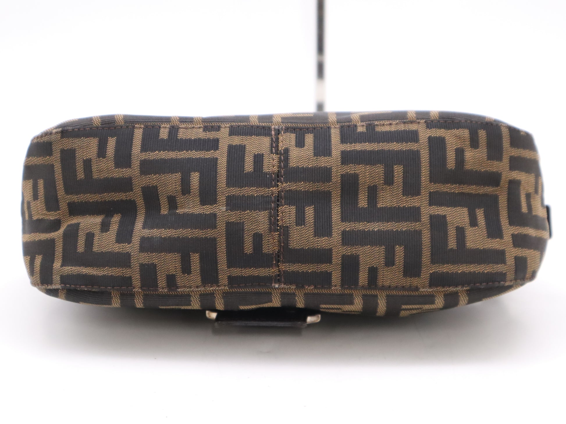 FENDI Zucca Mamma Bucket Brown Black Handbag