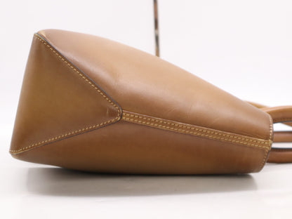 Berluti Leather Toujours Calligraphy Tote Bag, Brown, with Dust Bag