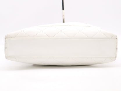  CHANEL Caviar Matelasse Chain Shoulder Bag with Wood Grain and White Seal 6498062 Shoulder Bag