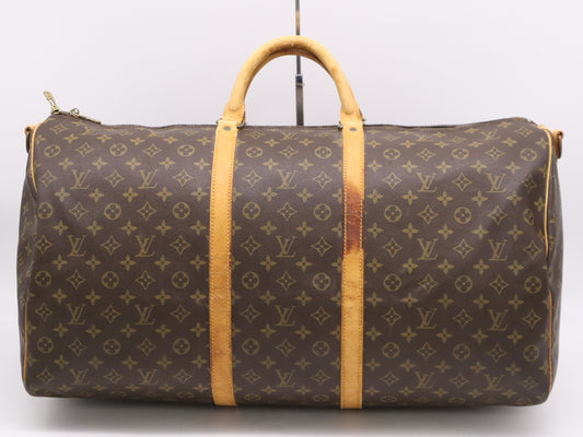 LOUIS VUITTON M41412 Monogram Keepall Bandouliere 60 Boston Bag