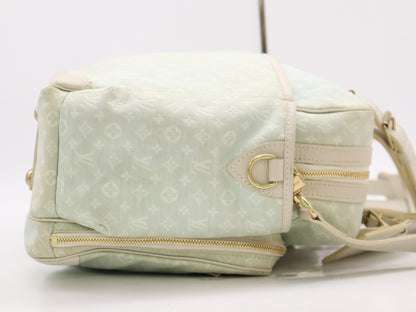 LOUIS VUITTON M95256 Mini Lansac Allange Blue Tote Bag with Shoulder Strap