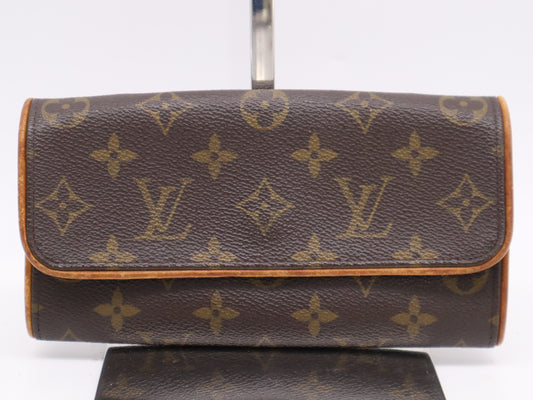 LOUIS VUITTON M51854 Monogram Pochette Twin PM Bag