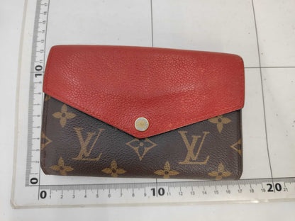 LOUIS VUITTON M60140 Monogram Portefeuille Pallas Compact Cerise Wallet