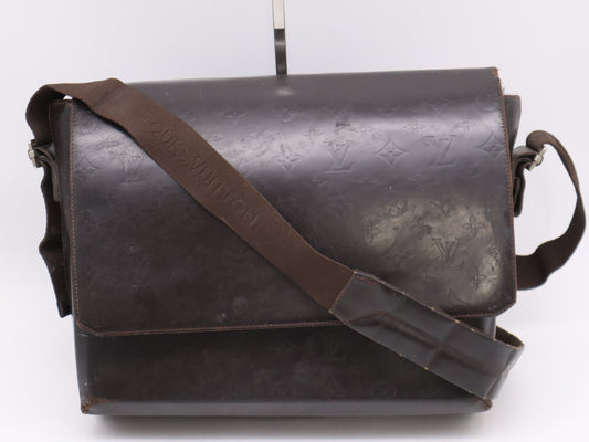 LOUIS VUITTON M46570 Monogram Glace Fonzie Cafe Brown Shoulder Bag