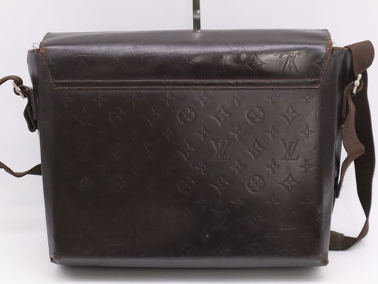 LOUIS VUITTON M46570 Monogram Glace Fonzie Cafe Brown Shoulder Bag