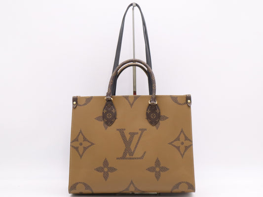 LOUIS VUITTON M45321 Reverse on the Go - MM Monogram Giant Tote Bag