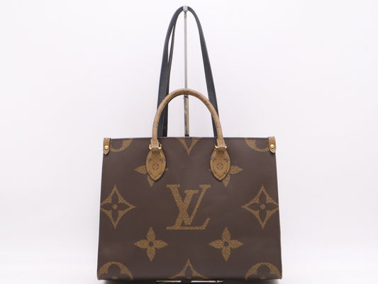 LOUIS VUITTON M45321 Reverse on the Go - MM Monogram Giant Tote Bag