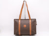 CELINE MC98/1 Leather Tote Bag in Macadam Brown with Light Brown GD Hardware