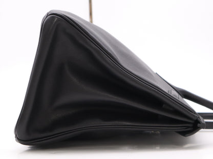 HERMES Birkin 35 Black Togo with Sterling Silver Hardware, K Stamp, 2007 Handbag