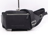 BALENCIAGA 436625 Canvas and Leather Body Bag, Black, Waist Bag