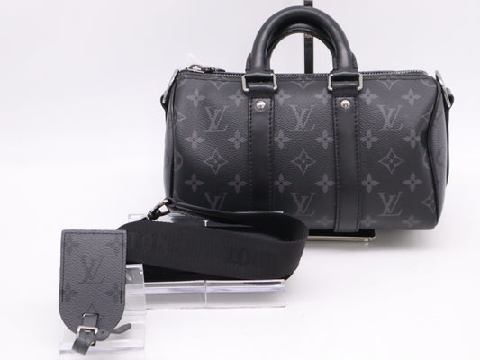 LOUIS VUITTON M46271 Eclipse Key Pol Bandouliere 25 Handbag with Shoulder Strap and Name Tag