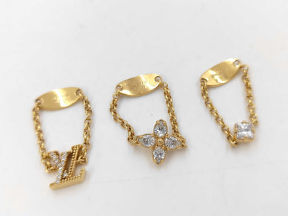 LOUIS VUITTON M1604S Set Ring Lady LV Ring with Box and Dust Bag