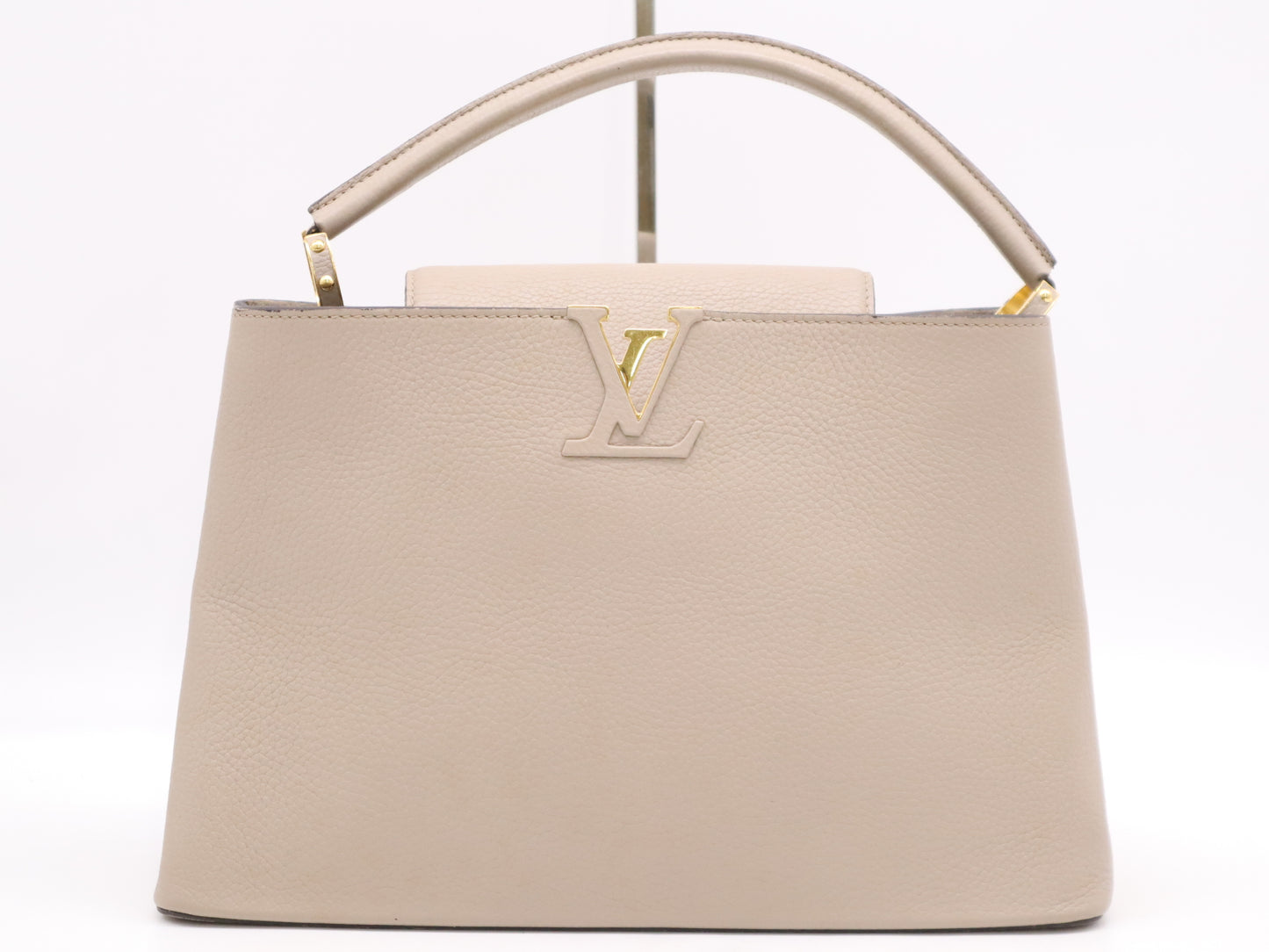 LOUIS VUITTON M94428 Taurillon Leather Capucines MM Gale Tote Bag