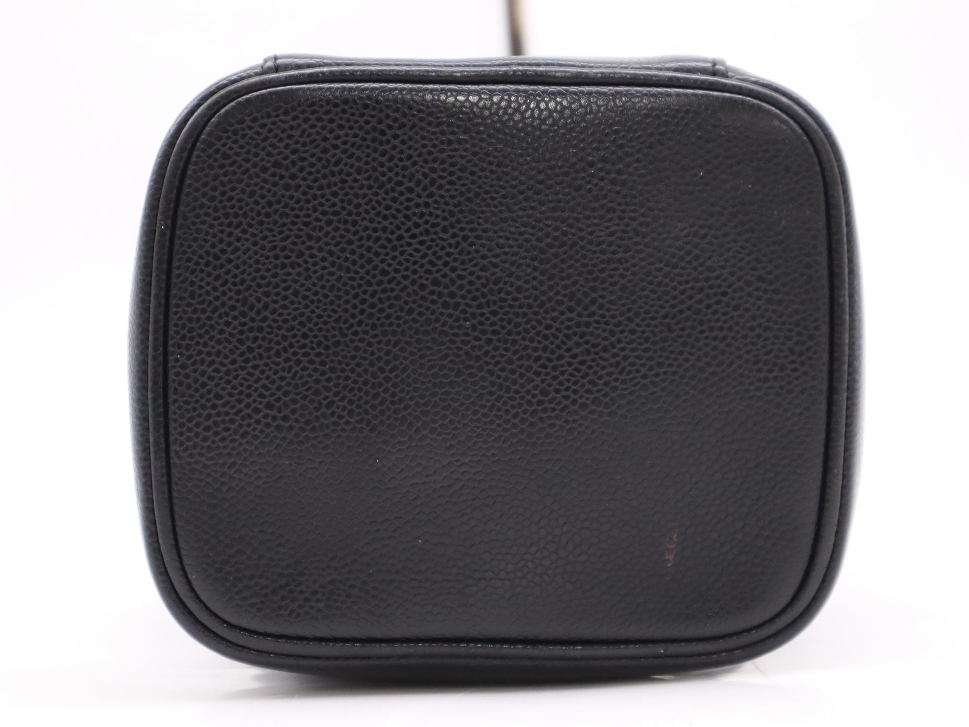 CHANEL A01998 Caviar Skin Vanity Bag Black with GD Hardware and Pouch