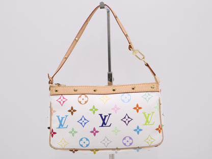 LOUIS VUITTON M92649 Multicolor Pochette Accessoires Blanc Pouch