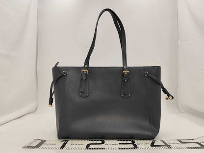 Michael Kors Leather Voyager Tote Bag, Navy Leather, with Dust Bag