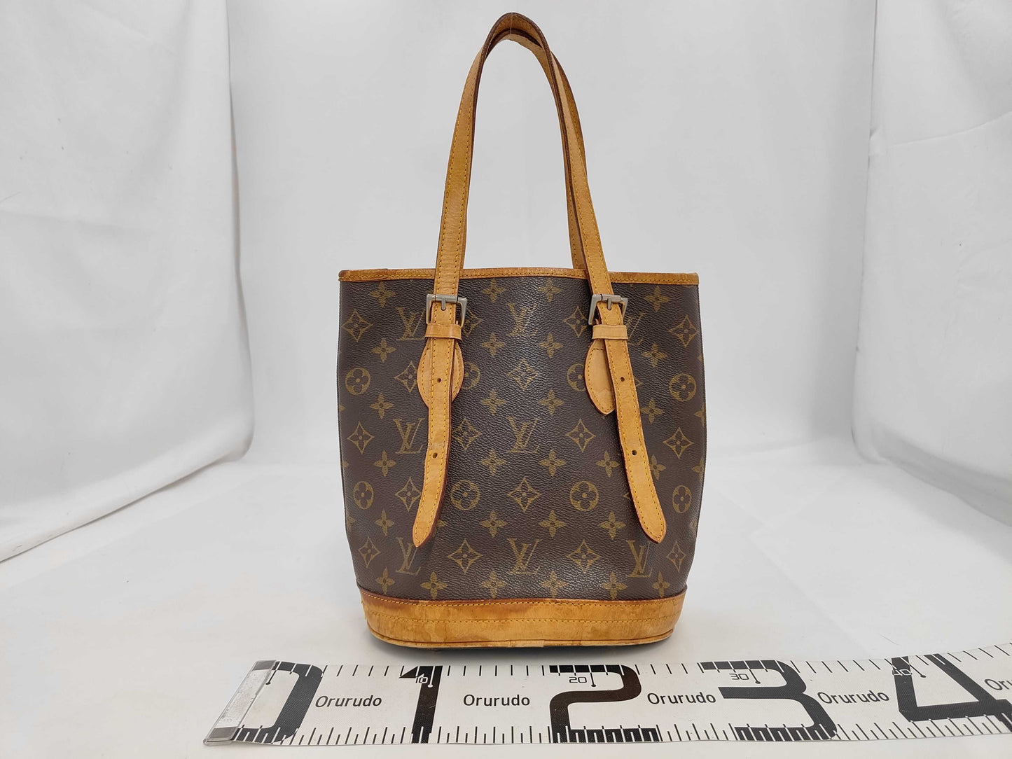 LOUIS VUITTON M42238 Monogram Bucket PM Tote Bag