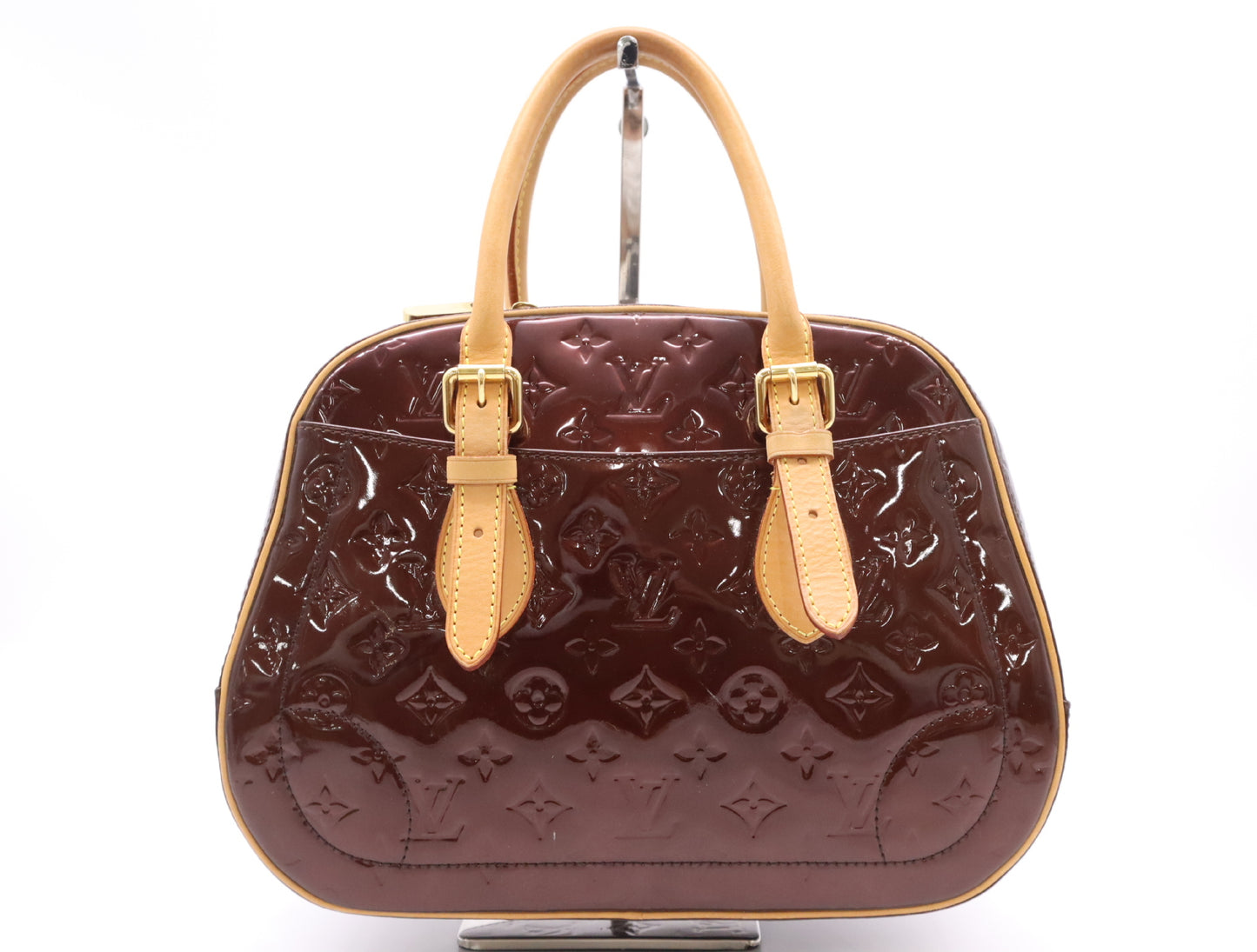 LOUIS VUITTON M93516 Vernis Summit Drive Amaranth Handbag