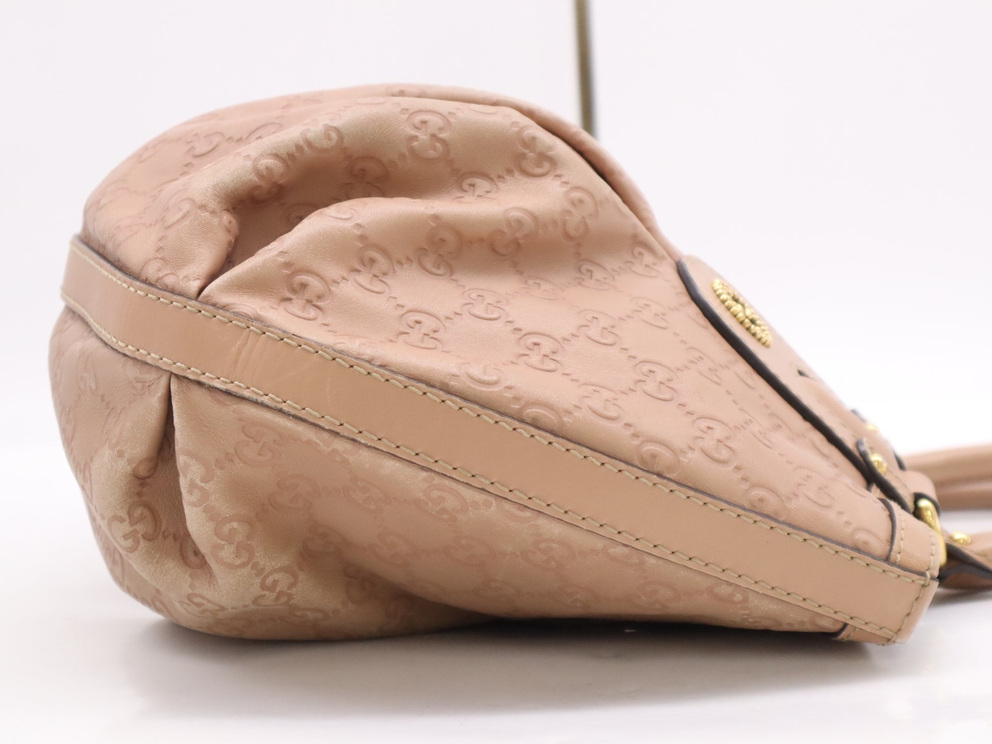 GUCCI 269953 Leather Guccissima Scarlet Handbag