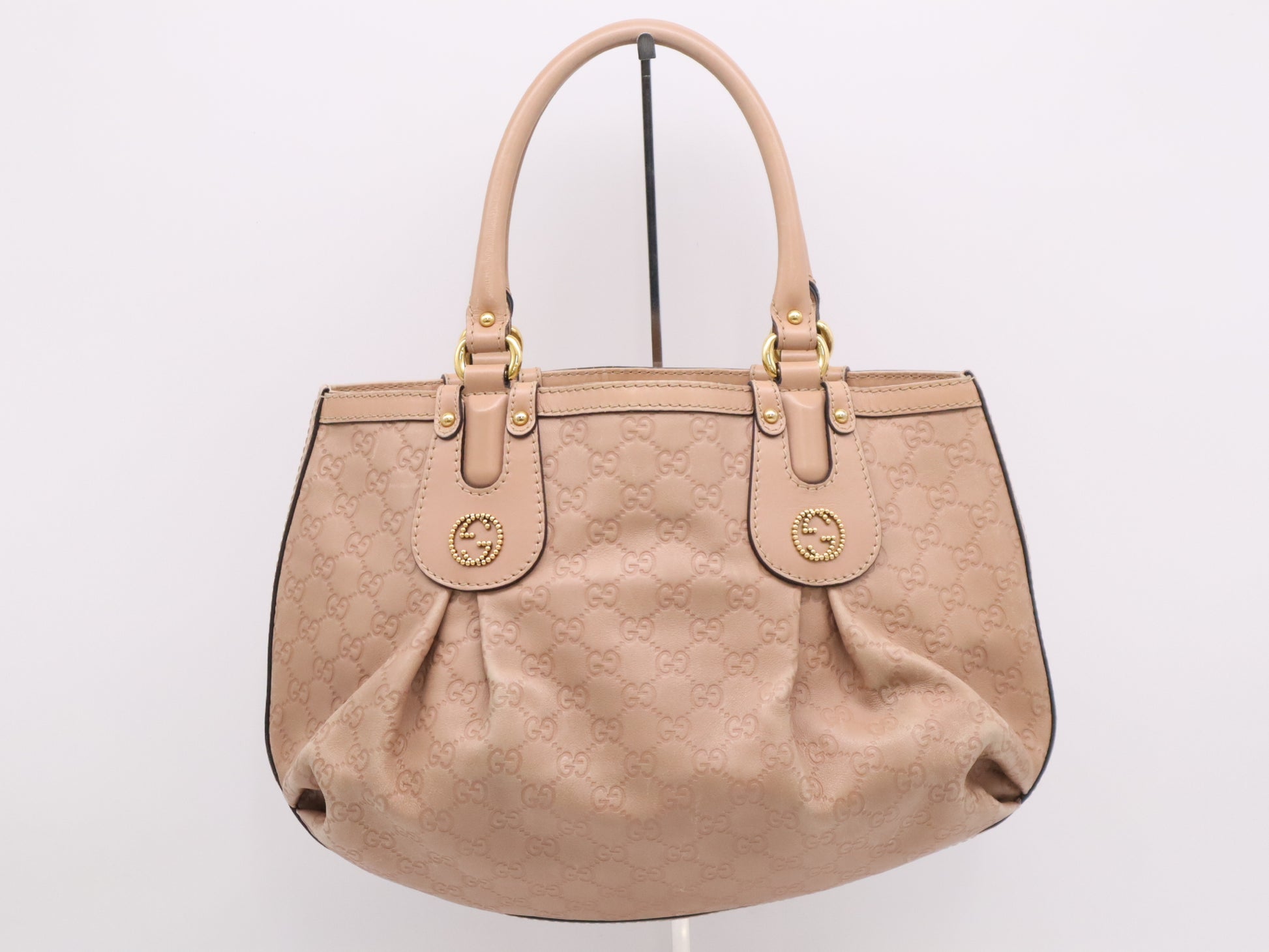 GUCCI 269953 Leather Guccissima Scarlet Handbag