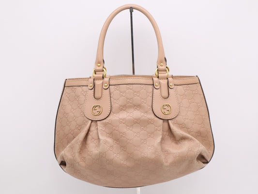 GUCCI 269953 Leather Guccissima Scarlet Handbag