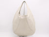 BOTTEGA VENETA Deerskin Intrecciato Cervo Shoulder Bag Hobo White