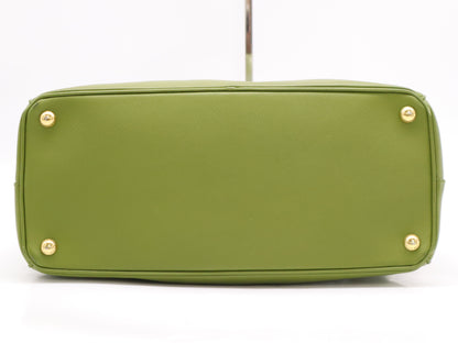 PRADA Saffiano Galleria Small 2-Way Handbag with Shoulder Strap and Cloche