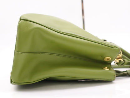 PRADA Saffiano Galleria Small 2-Way Handbag with Shoulder Strap and Cloche