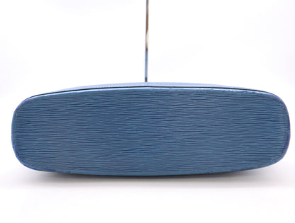 LOUIS VUITTON M52285 Epi-Lussac Toledo Blue Tote Bag with Zipper Pull