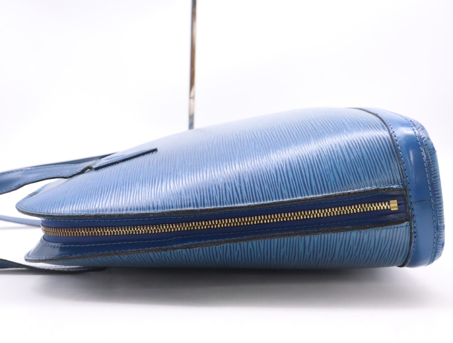 LOUIS VUITTON M52285 Epi-Lussac Toledo Blue Tote Bag with Zipper Pull