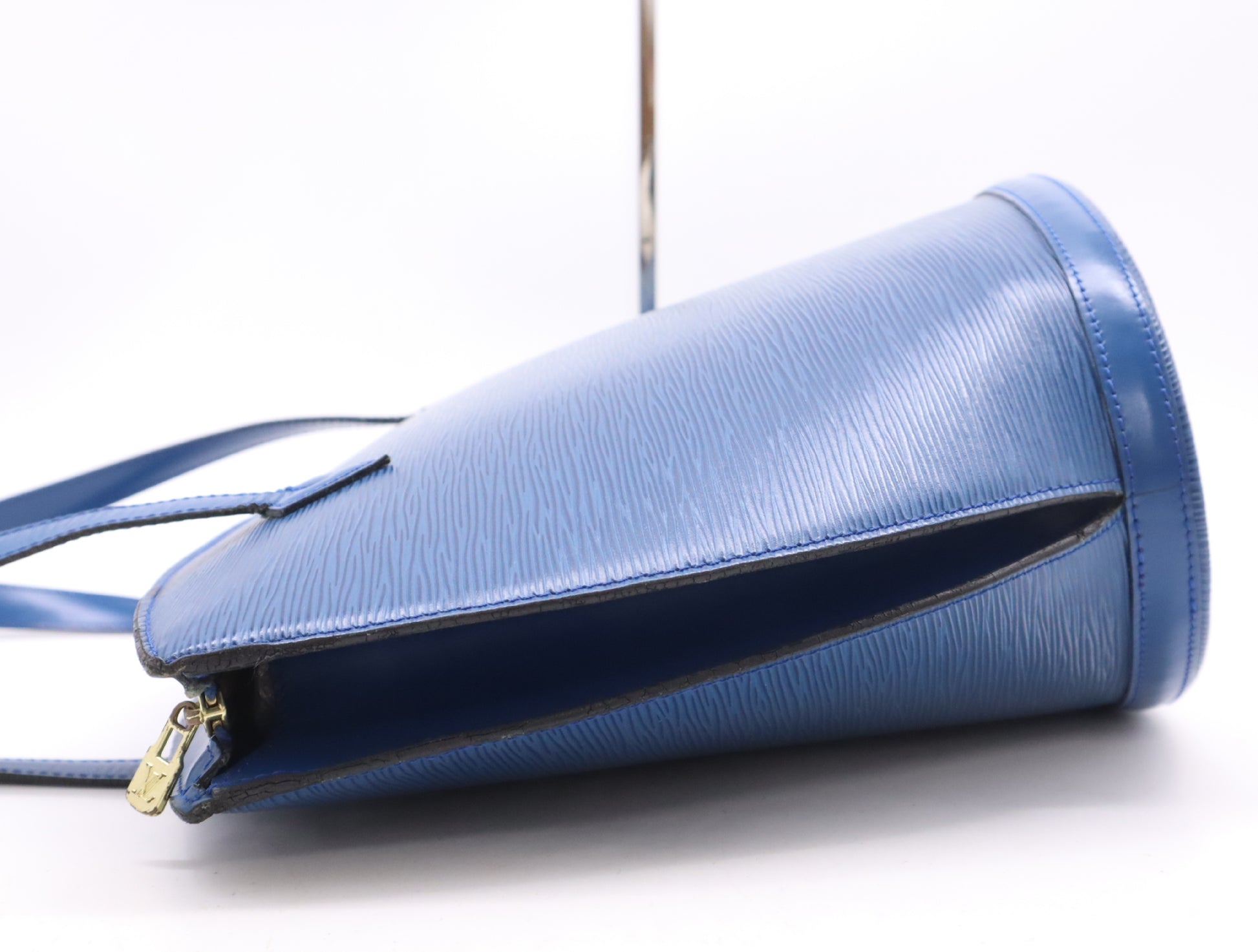 LOUIS VUITTON M52265 Epi Saint-Jacques Shopping Toledo Blue Tote Bag