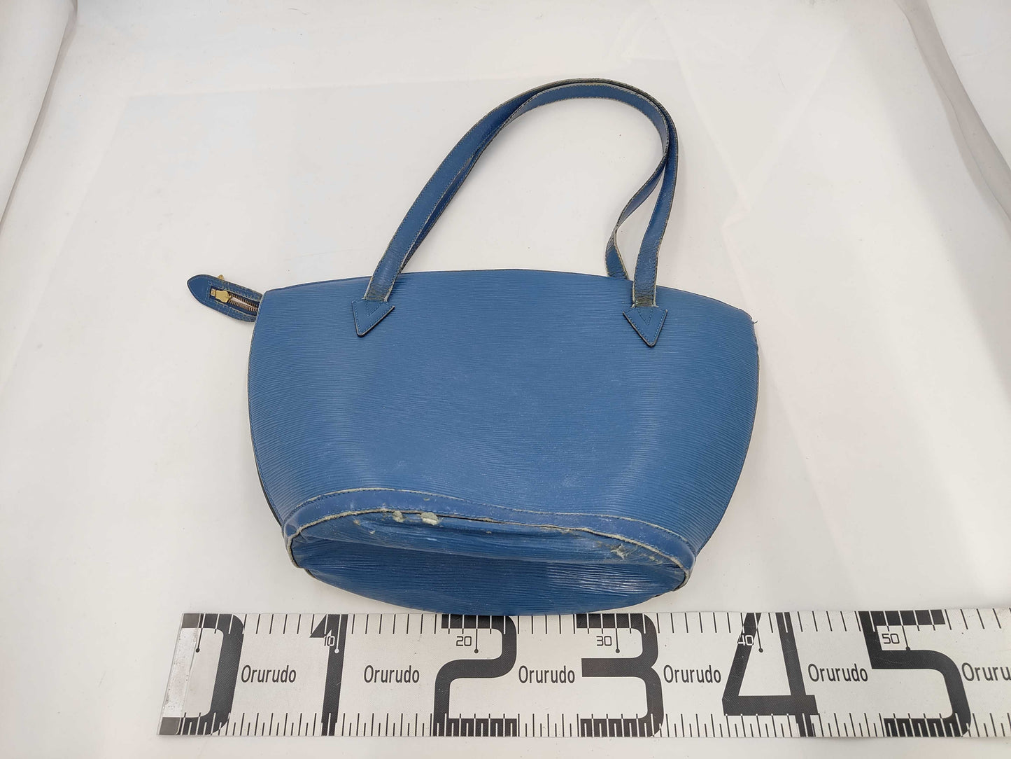 LOUIS VUITTON M52265 Epi Saint-Jacques Shopping Toledo Blue Tote Bag