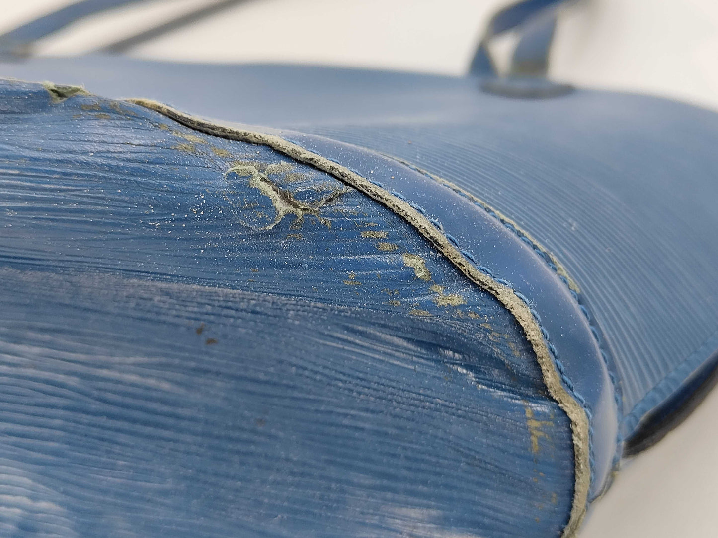 LOUIS VUITTON M52265 Epi Saint-Jacques Shopping Toledo Blue Tote Bag