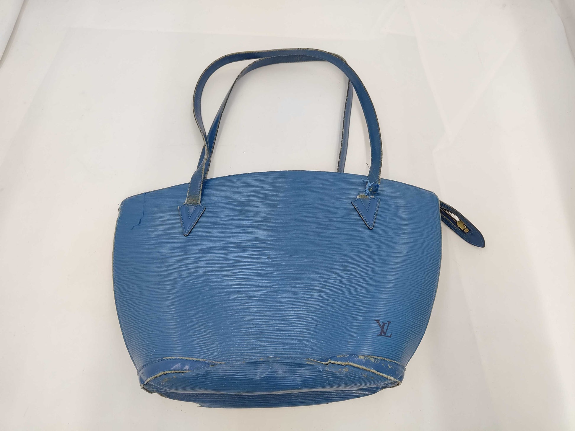 LOUIS VUITTON M52265 Epi Saint-Jacques Shopping Toledo Blue Tote Bag