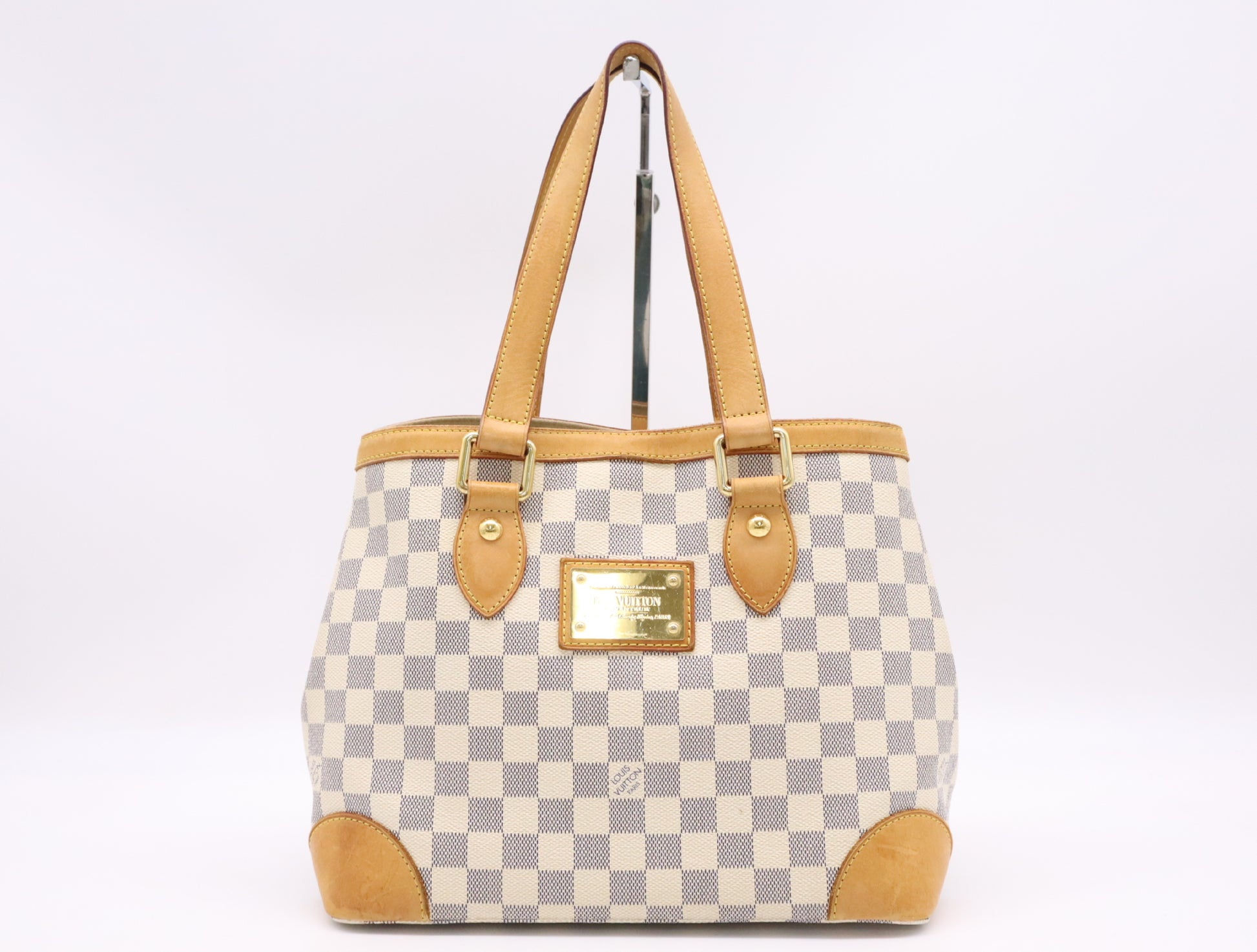 LOUIS VUITTON N51206 Azure Hampstead MM Tote Bag