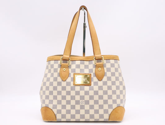 LOUIS VUITTON N51206 Azure Hampstead MM Tote Bag