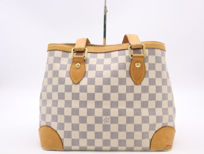 LOUIS VUITTON N51206 Azure Hampstead MM Tote Bag