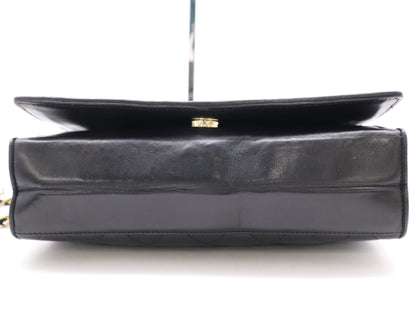 CHANEL Lambskin Matelasse 23 Coco Mark Chain Shoulder Bag with Black GD Hardware and Seal 1288275 Shoulder Bag