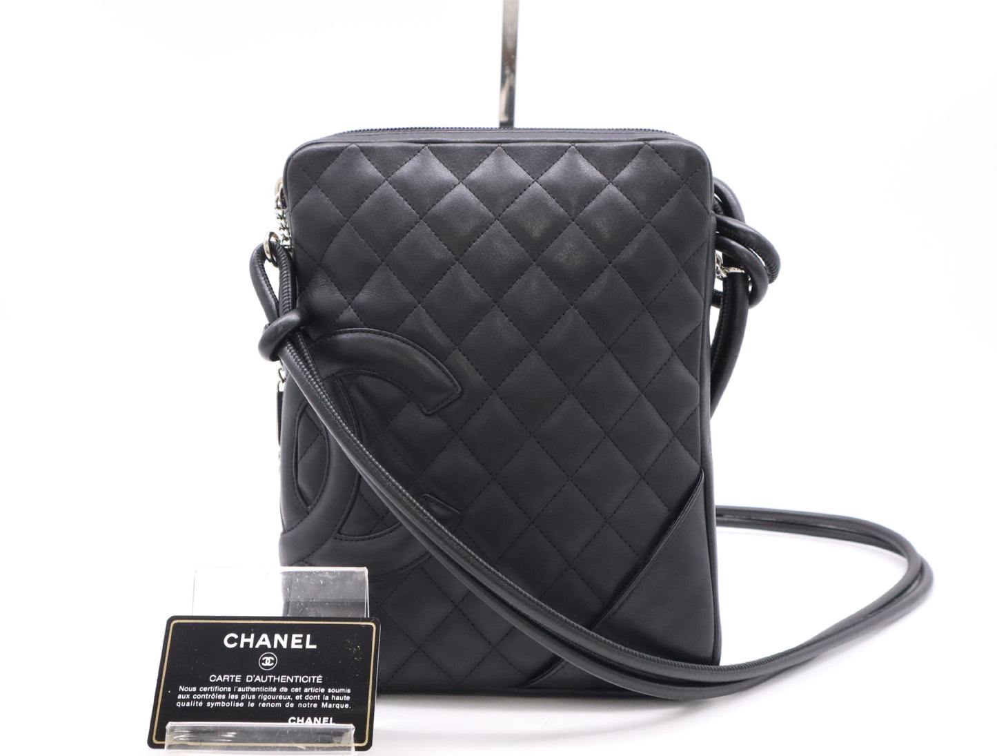 CHANEL Cambon Lambskin Coco Mark Shoulder Bag with Seal and Card 9305963 Shoulder Bag