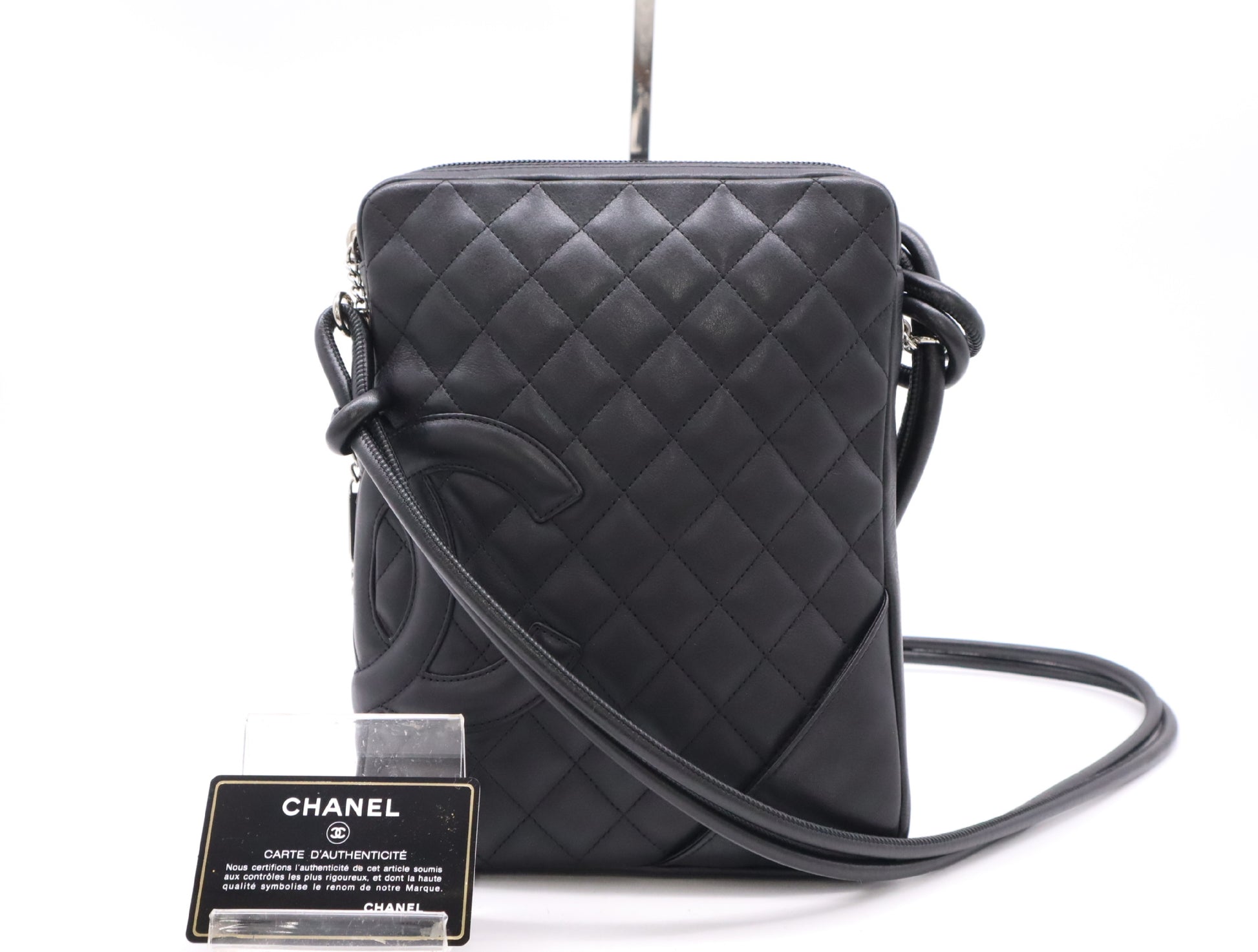 CHANEL Cambon Lambskin Coco Mark Shoulder Bag with Seal and Card 9305963 Shoulder Bag