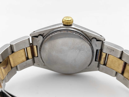 ROLEX 6751 5188366 Champagne Dial Oyster Bracelet Women's Watch