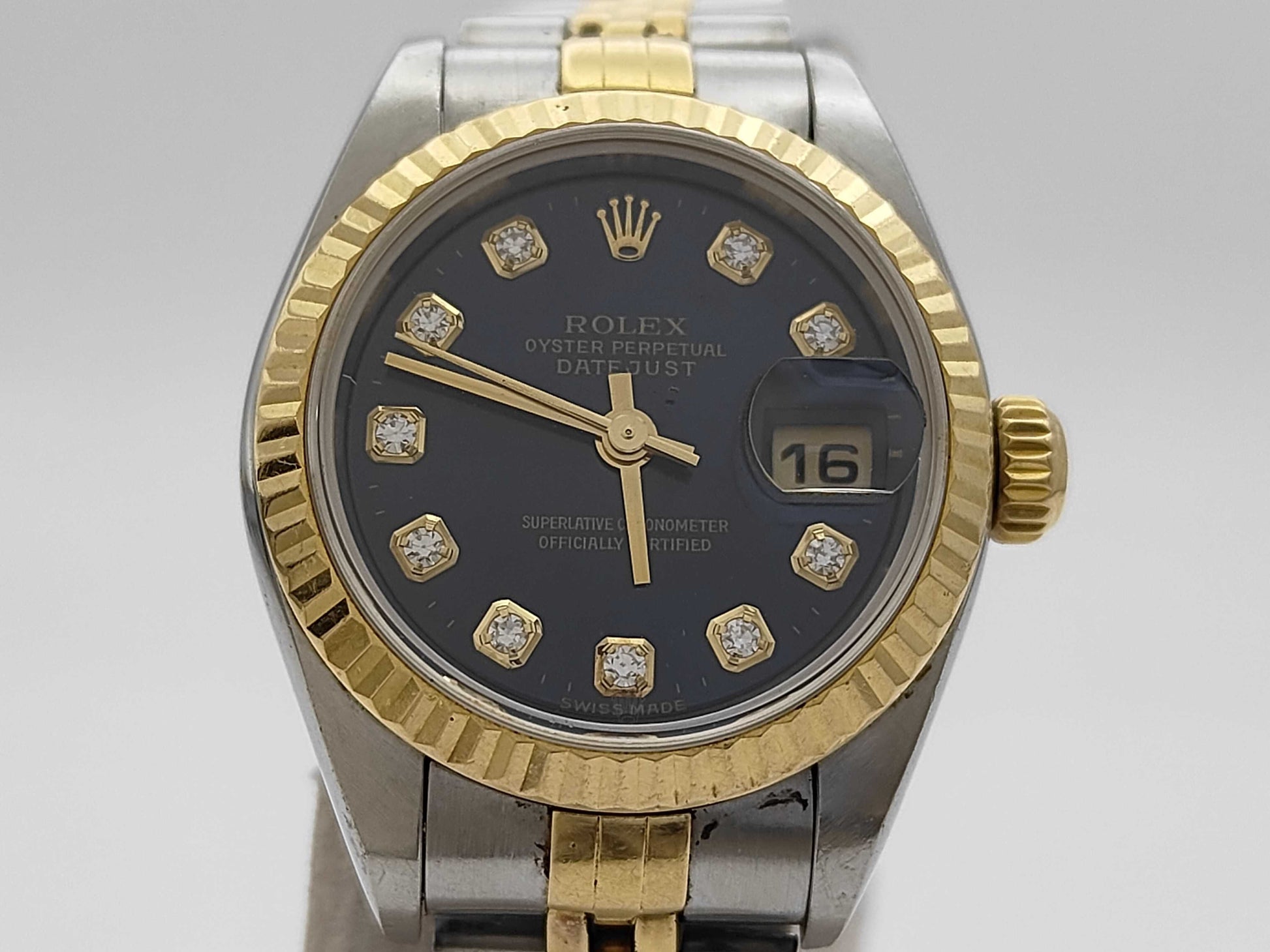 ROLEX 79173G P658645 Navy Dial Jubilee Women's Watch