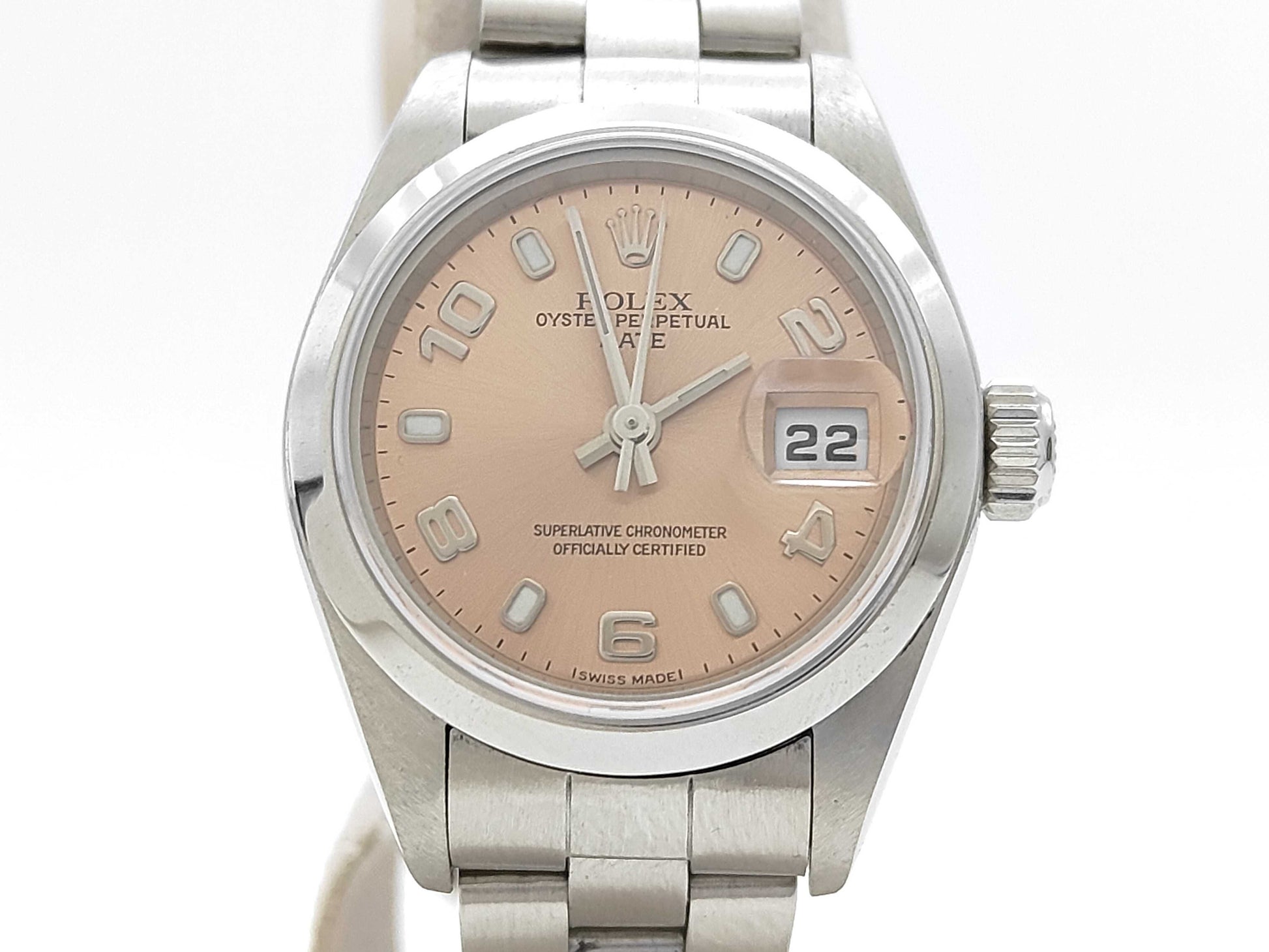 ROLEX 79160 P740505 Pink Oyster Women's Watch